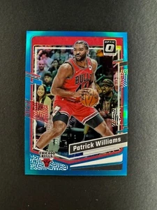 Patrick Williams 2023-24 Panini Donruss Optic Aqua /249 #176 Bulls - Picture 1 of 2