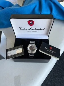 LAMBORGHINI UHR Chronograph Herrenuhr Paddock Watch Box Papiere - Bild 1 von 24