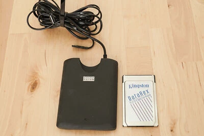 Psion PC Card Modem Adaptor 2501-0224 + Datarex 14,4K PCMCIA Modem - Bild 1 von 2