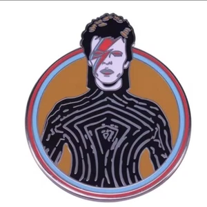 Music enamel pin - David Bowie - Aladdin Sane #2 - AU Stock - Free Au Post - Picture 1 of 1