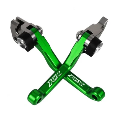 CNC Pivot Brake Clutch Lever Kit For KAWASAKI KX65 KX80 KX85 KX125 KX250 KX250F — 第 1/4 张图片
