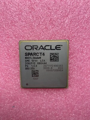 Oracle SPARC T4 Processor SME 1914A LGA 3,0GHz/8core/64 threads 31AEFFC/PC - Image 1 of 2