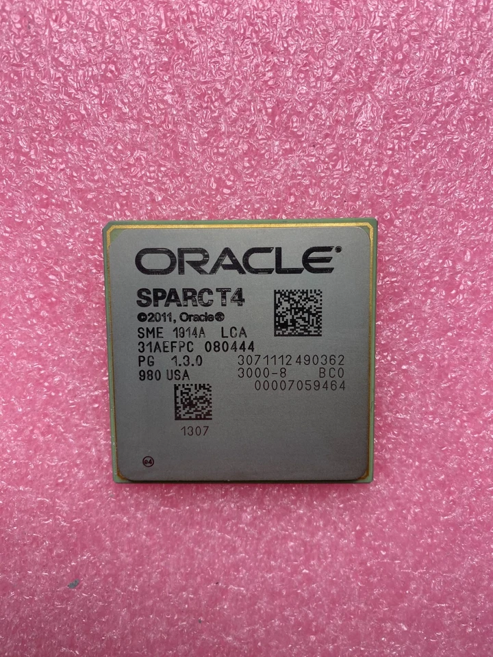 Oracle SPARC T4 Processor SME 1914A LGA 3,0GHz/8core/64 threads 31AEFFC/PC - Image 1 of 2