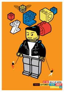 Scrojo Zedd Belly Up Aspen Colorado 9/3/2021 Concert Poster Zedd_2109 Lego - Picture 1 of 1