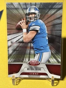 2011 Certified Platinum Red NFL Football #51 Matthew Stafford Detroit Lions - Bild 1 von 2