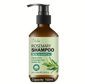 3.38 oz Rosemary Shampoo With Biotin And Peppermint Removes Dandruff Small Pump - Picture 1 of 7