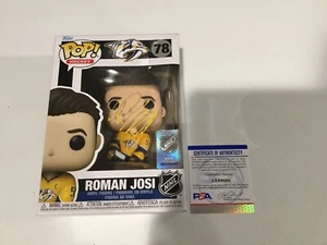 Roman Josi Firmado Autografiado Nashville Predators Funko POP PSA ADN Certificado de Autenticidad c - Imagen 1 de 7