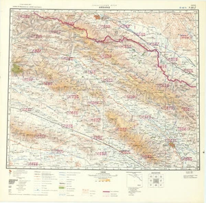 Russian Soviet Military Topographic Map - ASHGABAT(Turkmenistan),1:500K, ed.1973 - Picture 1 of 4
