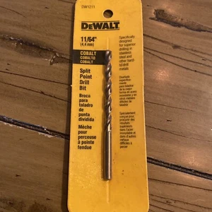 Broca de torsión de punto dividido de cobalto DEWALT DW1211 11/64 pulgadas - Imagen 1 de 2