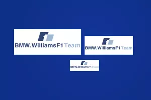 Pegatina con logotipo de BMW Williams F1 2000-2005 - Scuderia GP - Imagen 1 de 1