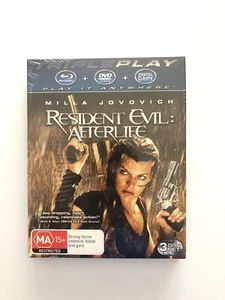 Resident Evil Afterlife Triple Play -DVD 3 Disc Set - Blu-ray BRAND NEW SEALED - Picture 1 of 2