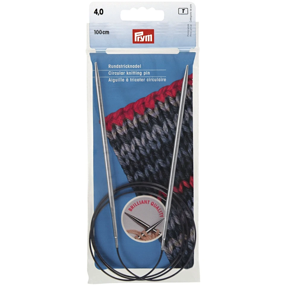 RUNDSTRICKNADEL Messing von Prym | Maß: 4mm/100cm - Bild 1 von 1