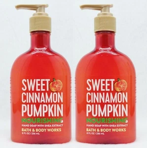 2 Bath & Body Works SÜSSE ZIMTKÜRBIS pflegende Handseife Shea 8 fl. Oz. - Bild 1 von 1