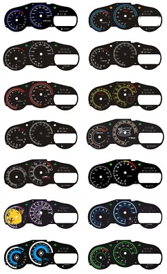 Toyota Celica T23 Custom Speedometer Dials Cluster Gauge Face Plate Overlay TRD - Bild 1 von 4