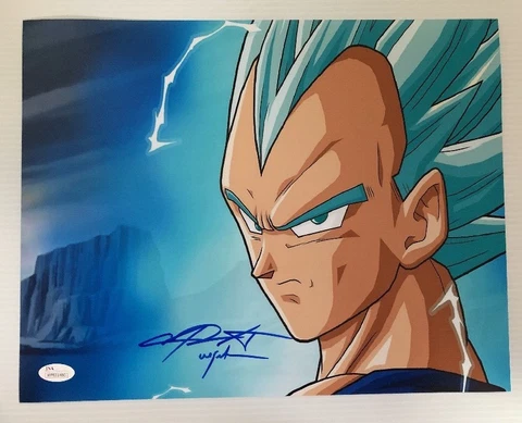 Chris Sabat Signed Autographed 11x14  Photo Dragon Ball Z Vegeta JSA COA 18 Cover