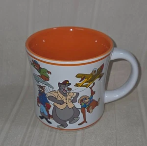 Disney Afternoon Talespin Tale Spin Becher Tasse Baloo King Louie 12 Unzen Orange - Bild 1 von 6