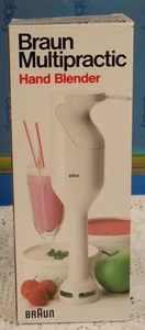 NIB BRAUN MULTIPRACTIC HAND BLENDER MR 30 WALL HOLDER EASY TO CLEAN NEVER USED - Picture 1 of 7