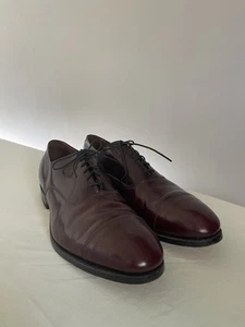 Allen Edmonds "Park Avenue" da uomo taglia 11 D bordeaux Oxford punta a cappuccio in pelle - Foto 1 di 10