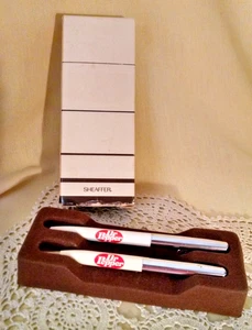 Dr Pepper Pen Bleistift Set Sheaffer Vintage OVP Einsatz Schreibtisch Sammlerstück - Bild 1 von 9