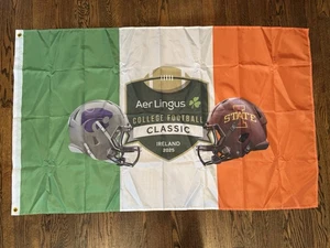 Aer Lingus College Football Classic Flag Dublin Ireland - 36" x 59" Iowa State - Picture 1 of 8