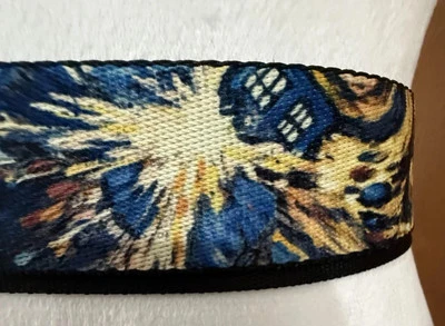 Cinturón con hebilla Dr Who VanGogh Time Warp Pandorica Tardis ajustable Marvel Foto 1 de 4
