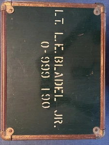 Vintage Metall gefüttert Militär grün Aufbewahrungsbox Koffer Fuß Spind Aktentasche - Bild 1 von 8