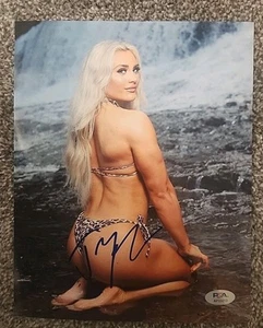 FOTO 8X10 FIRMADA POR TIFFANY STRATON BIKINI WWE SEXY AUTENTICADO PSA/ADN #AP33213 - Imagen 1 de 2