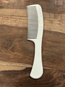 Vintage Goody Hair Comb Creamy White Unbreakable 8.5" Long Super 80s - Bild 1 von 3
