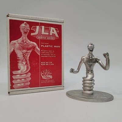 Plastic Man Pewter Figure Justice League JLA 2001 DC Comics DC Direct Metal - Image 1 of 4