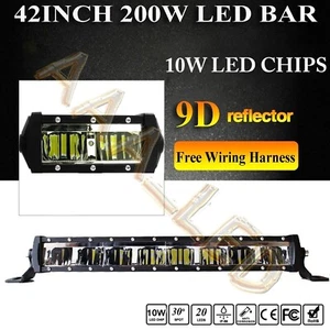 42Inch Led Light Bar Spot Heavy Duty Offroad SUV 4X4 Truck Car Boat Driving Lamp - Foto 1 di 10