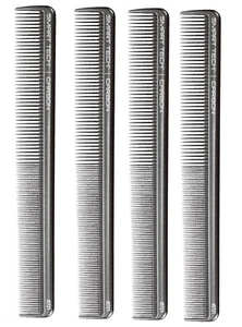 4 PACK SMART TECH PRO LONG CARBON COMB CUTTING COMBS - Picture 1 of 2