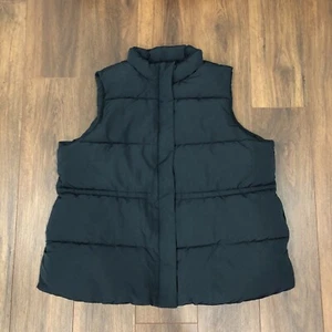 Amazon Essentials Relaxed Fit Womens Black Sleeveless Puffer Vest Size XXXL 3X - Picture 1 of 11