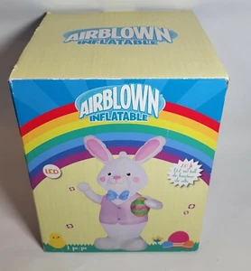 AIRBLOWN INFLATABLE 7ft  Easter/Bunny Self Inflates LED Lighted Indoor/Outdoor  - Picture 1 of 4