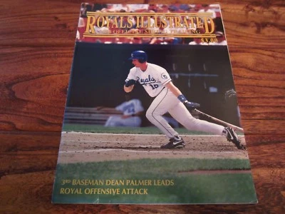 1998 Kansas City Royals Illustrated Spring Program - Dean Palmer 3rd Baseman - Image 1 of 4