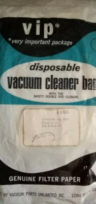 VIP Kenmore VACUUM CLEANER BAGS FOR ALL CANISTERS USING 5032 LIKE SINGER E 9 10  - Image 1 of 2