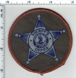 Sheriff's Office (Virginia) Shirt/Jacket Patch from the Early 1980's - Picture 1 of 1