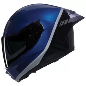 Full-Face Helmet Nolan N60-6 SPORT VERNICIATURA SPECIALE Blu / Nero / Argento - Picture 1 of 4