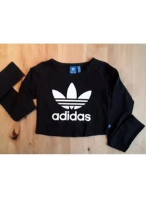 Adidas Shirt Training Gr. 34 (XS) schwarz/weiß Freizeitshirt Sportshirt langarm - Bild 1 von 3