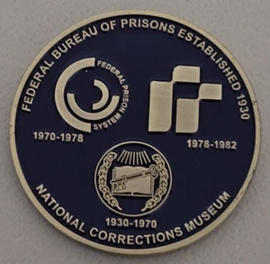Ufficio Federale del Carcere Museo Nazionale delle Correzioni EST. 1930, moneta sfida - Foto 1 di 2