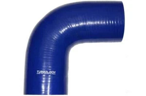 Silikonschlauch Ø 80mm 90° blau / silicone hose blue 5-lagig - Picture 1 of 1