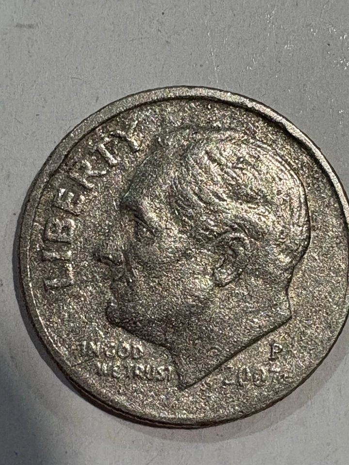 2006 P Roosevelt Dime Missing Clad Layer On Both Sides! Must See... - Image 1 of 4