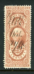 #R43c Revenue 1862-71 Issue GEM 2D16 35 - Picture 1 of 2