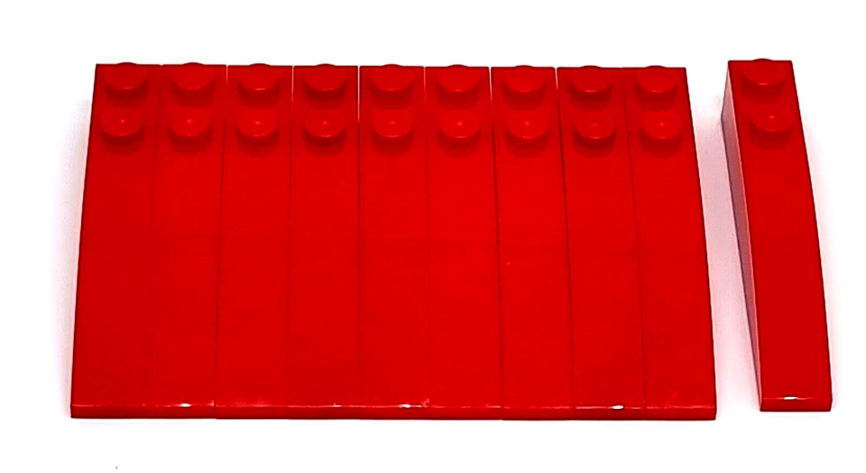 LEGO Nr-4160390 Basic 1x6 Dachstein rot  / 10 Stück - Bild 1 von 1