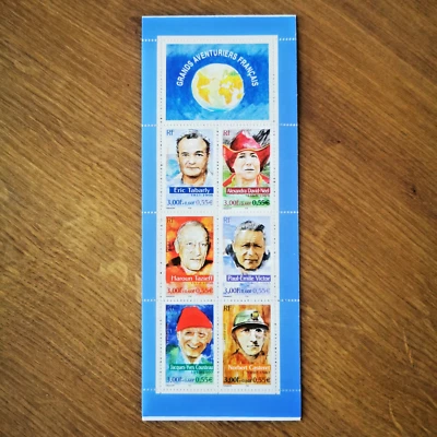 ⭐ FRANCE Carnet Grands Aventuriers Français 2000 ! NEUF !  Bloc Timbre Poste ⭐ - Photo 1/2