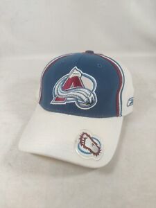 NHL Colorado Avalanche Reebok Center Ice Collection Adult Stretch Fit Cap Hat