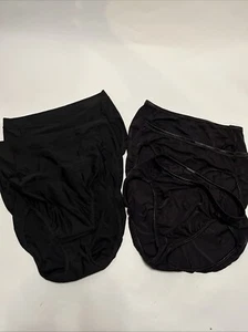 6er-Pack Vanity Fair Beyond Comfort and Illumination hochgeschnittene Slips schwarz Größe 7/L - Bild 1 von 14