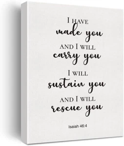I Have Made You Scripture 40x50cm Stretched Inspiration Canvas Wall Art Print - Picture 1 of 3