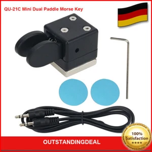 QU-21C Morse Klucz telegraficzny CW Klucz Automatyczna podstawa Absorpcja magnetyczna DE- - Zdjęcie 1 z 9