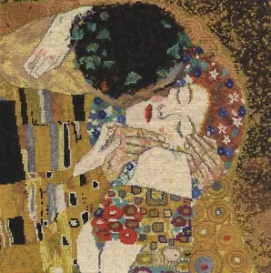 DMC Gustav Klimt Punto Croce Kit- Il Bacio - Bild 1 von 1