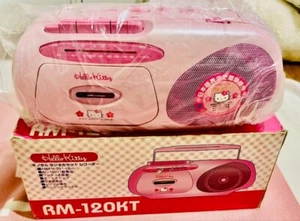 Hello Kitty AM/FM Radio Cassette Recorder RM-120KT from JAPAN UNUSED - Picture 1 of 2